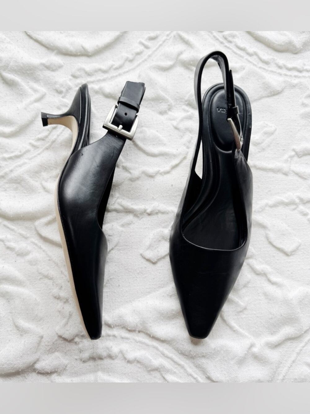 Vince Shasta Kitten Heel Slingback Pumps Size 6 New